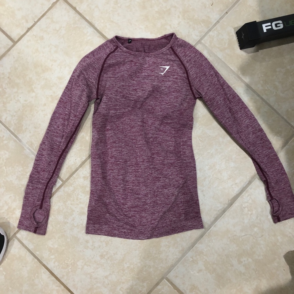 Gymshark long sleeve seamless top small